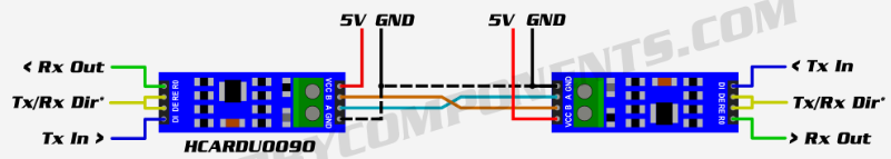 Конвертер RS-485 &mdash; подключение